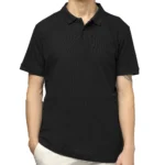Polos Cuello Camiseros Pique Negro